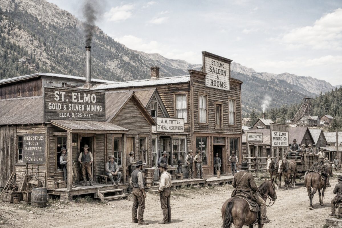 Mining Town St Elmo CO_AI