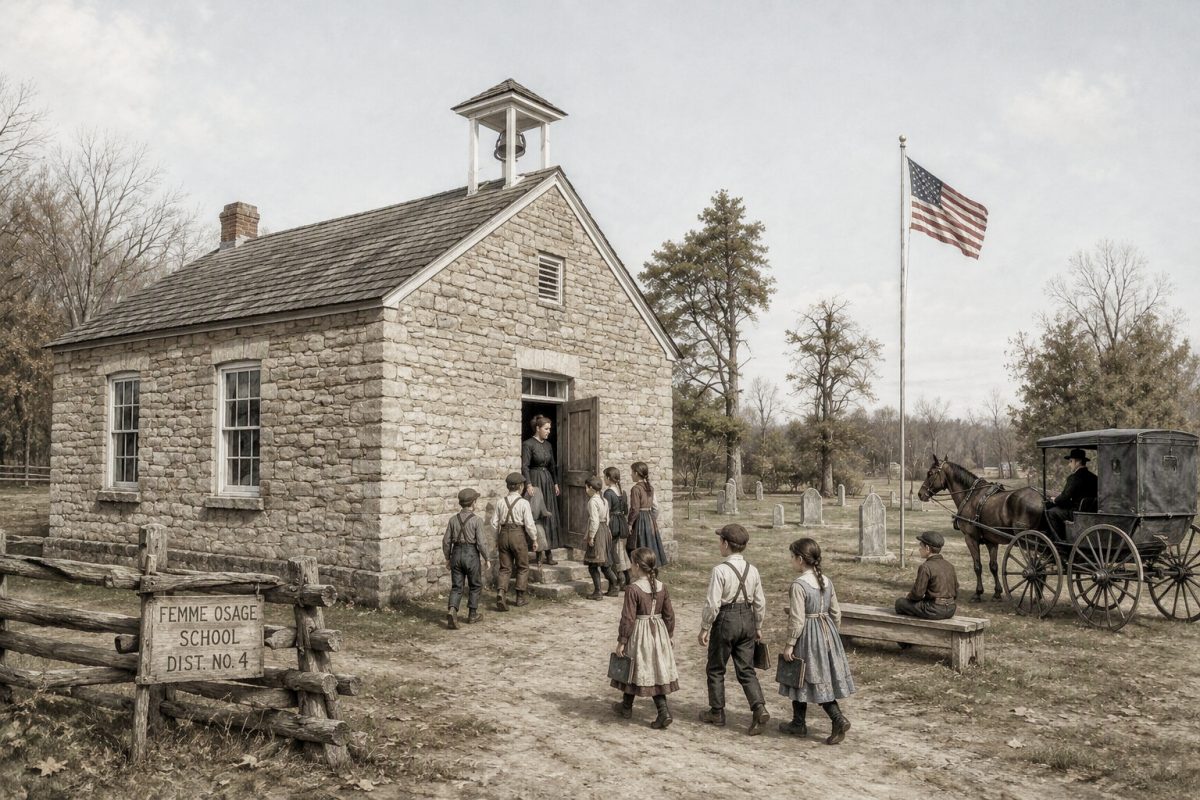Schoolhouse Femme Osage MO_AI